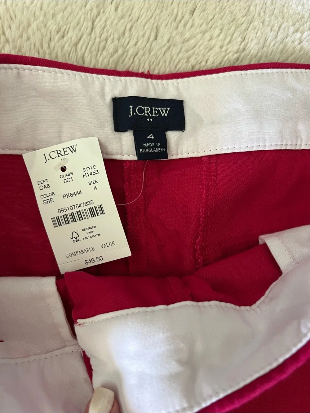 J. Crew shorts
